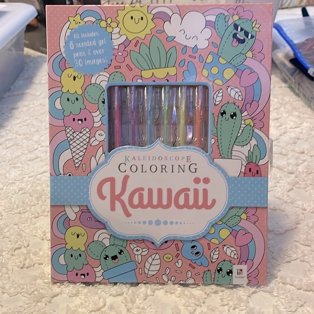 Kaleidoscope Coloring Kawaii
